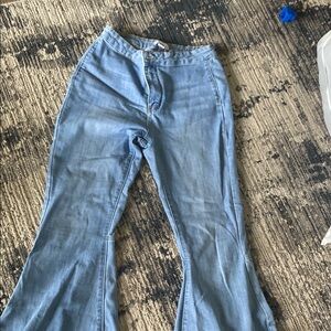 Light Blue Flared Jeans